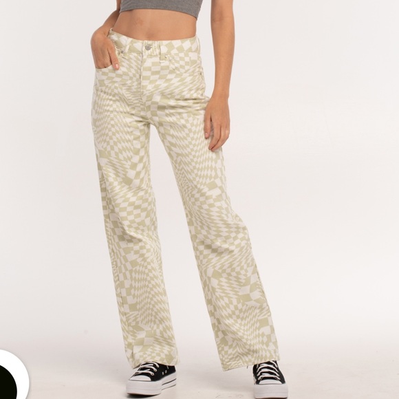 RSQ Wavy Checkered Jeans - Picture 2 of 2